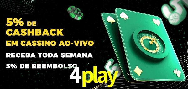 Promoções do cassino ao Vivo 4play